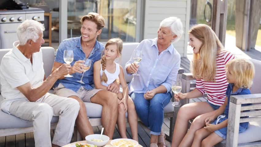 Villa living multigenerational families