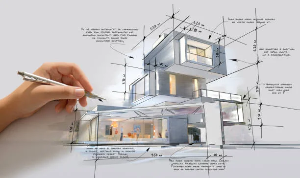 Secure villa project with planned security features and protected residential environment.