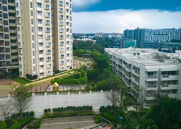 Gated villa community in Bangalore with security features and safe residential surroundings.