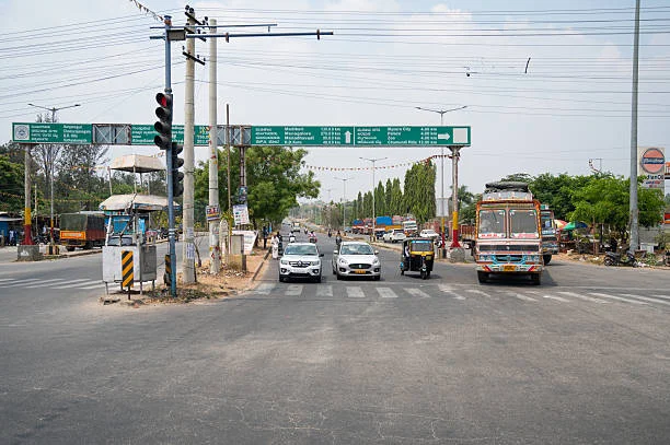 Residential area off Sarjapur Road showing road connectivity and daily commute convenience in Bangalore.